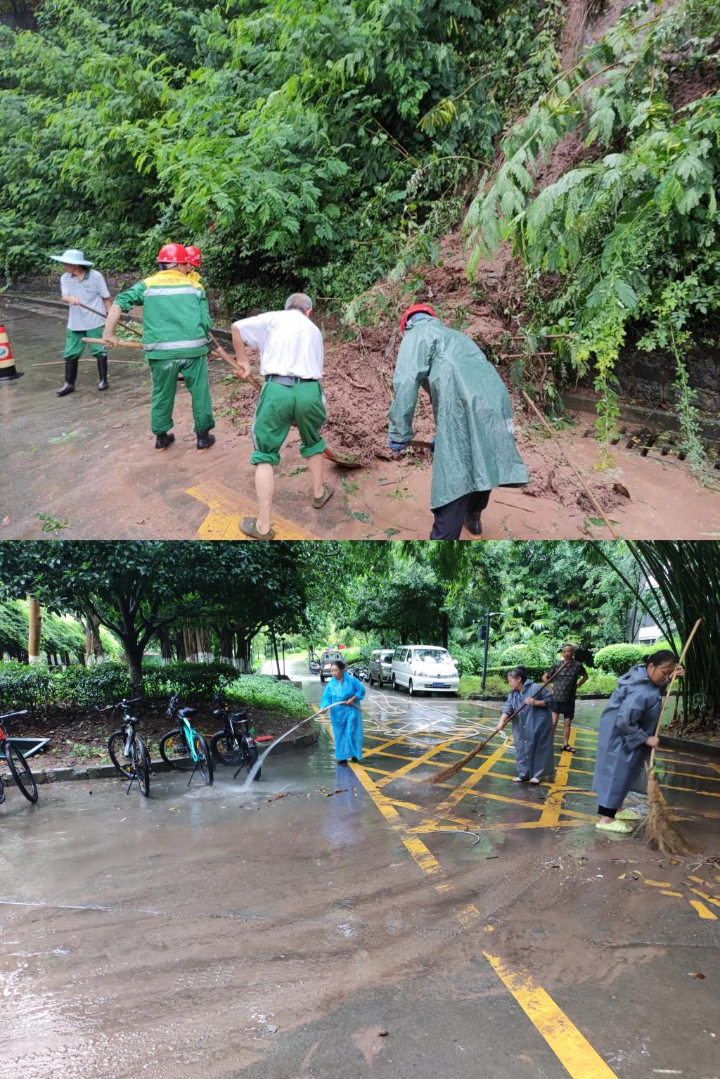 及时清理滑坡泥土、道路泥沙.jpg 及时清理滑坡泥土、道路泥沙.jpg