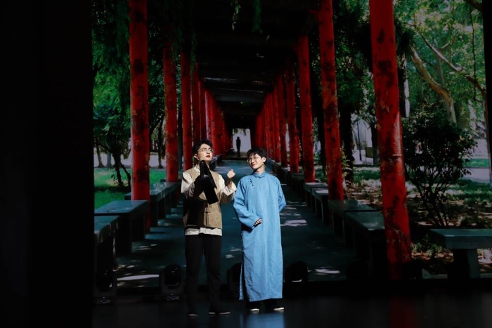 2.澄园书院《王荷波》话剧赴金湖表演剧照